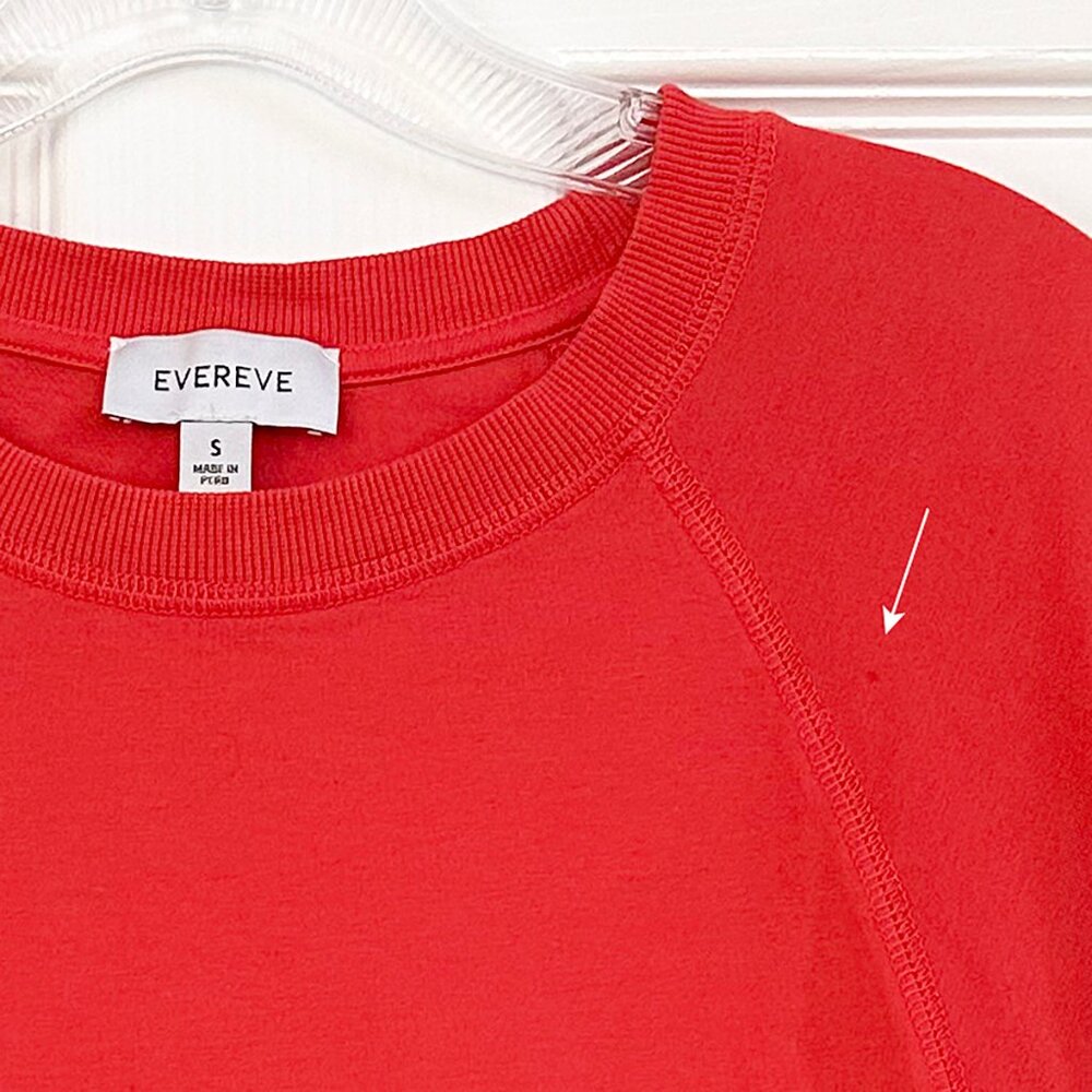 Evereve Nora Muscle Tee - Red - SMALL - Picture 7 of 7